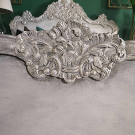 Not For Sale - Varena: French Style bed in bespoke hand painted finish
