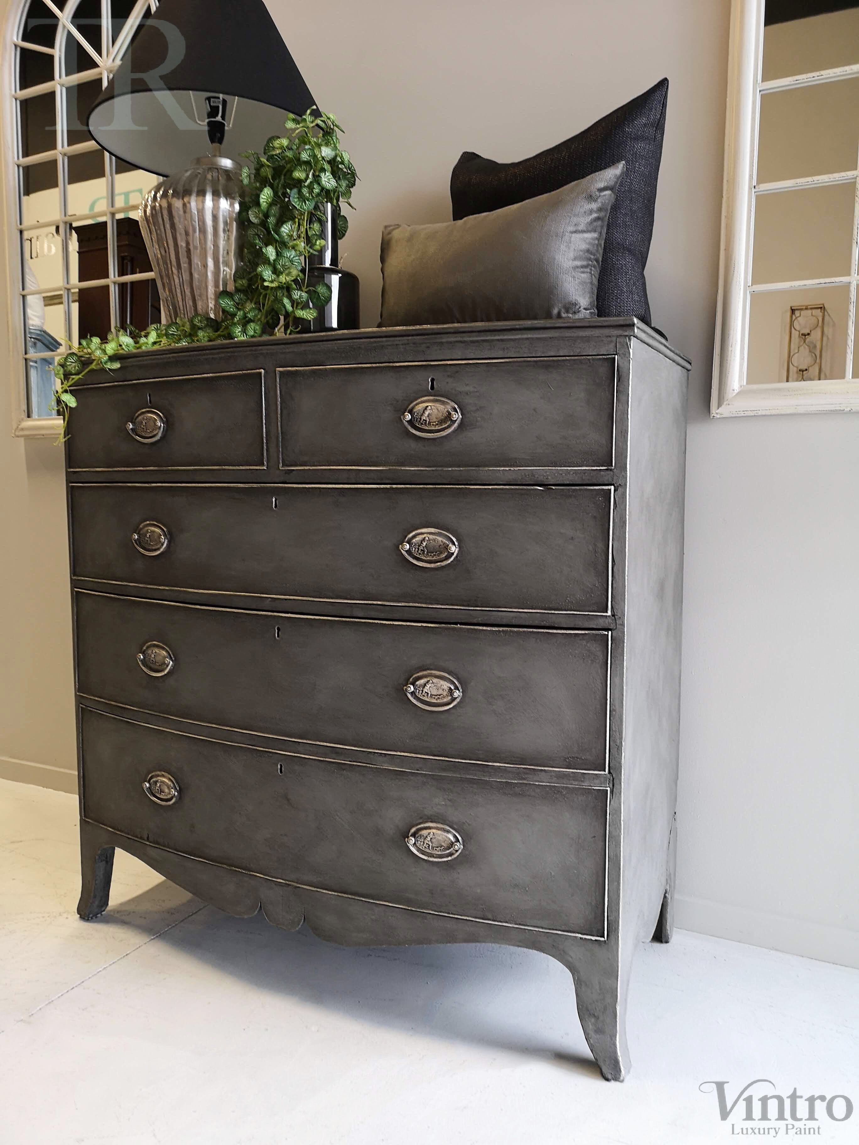 Not For Sale - Tia : Bow Front Mahogany Chest of Drawers