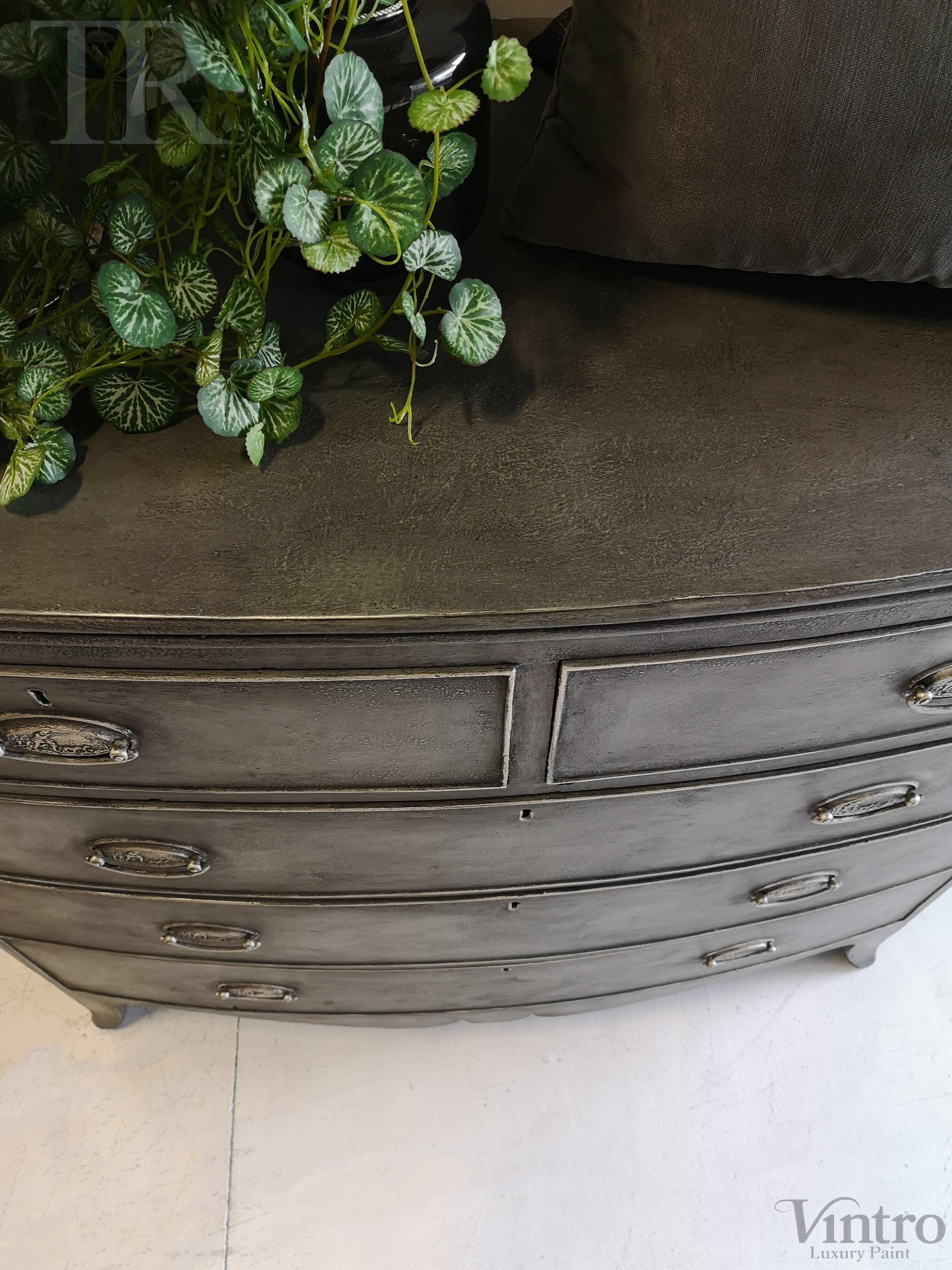 Not For Sale - Tia : Bow Front Mahogany Chest of Drawers