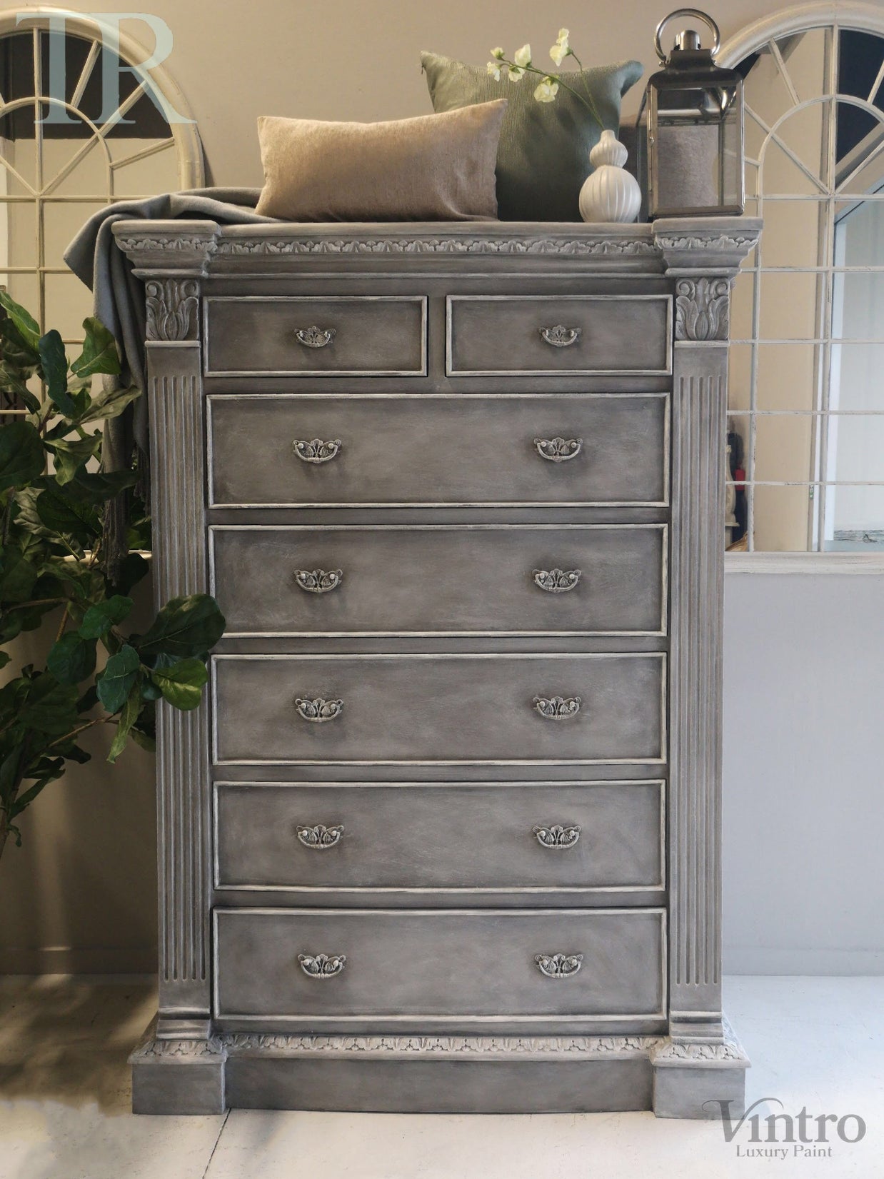 Not For Sale - Ciana : 7 Drawer Pillar Chest