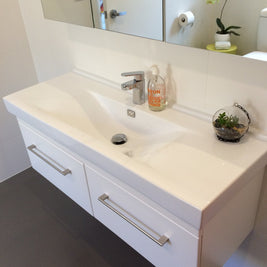Commissioned bespoke bathroom vanities