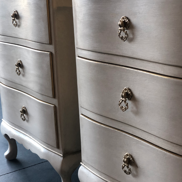 Not For Sale - Commissioned Queen Anne Bedside Tables