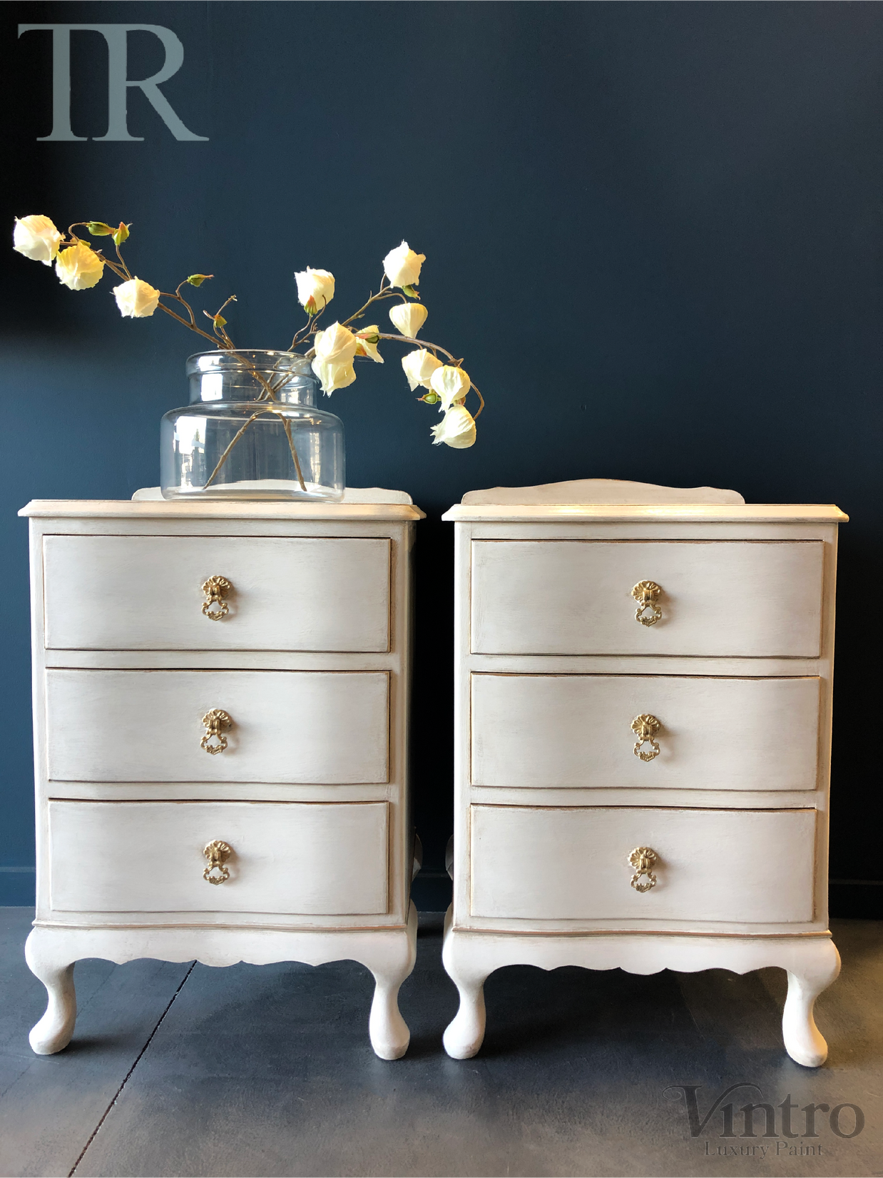 Not For Sale - Commissioned Queen Anne Bedside Tables
