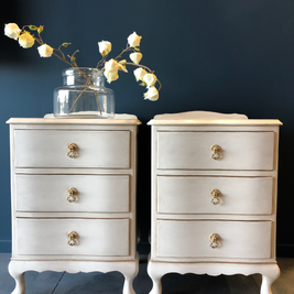 Not For Sale - Commissioned Queen Anne Bedside Tables
