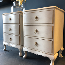 Not For Sale - Commissioned Queen Anne Bedside Tables