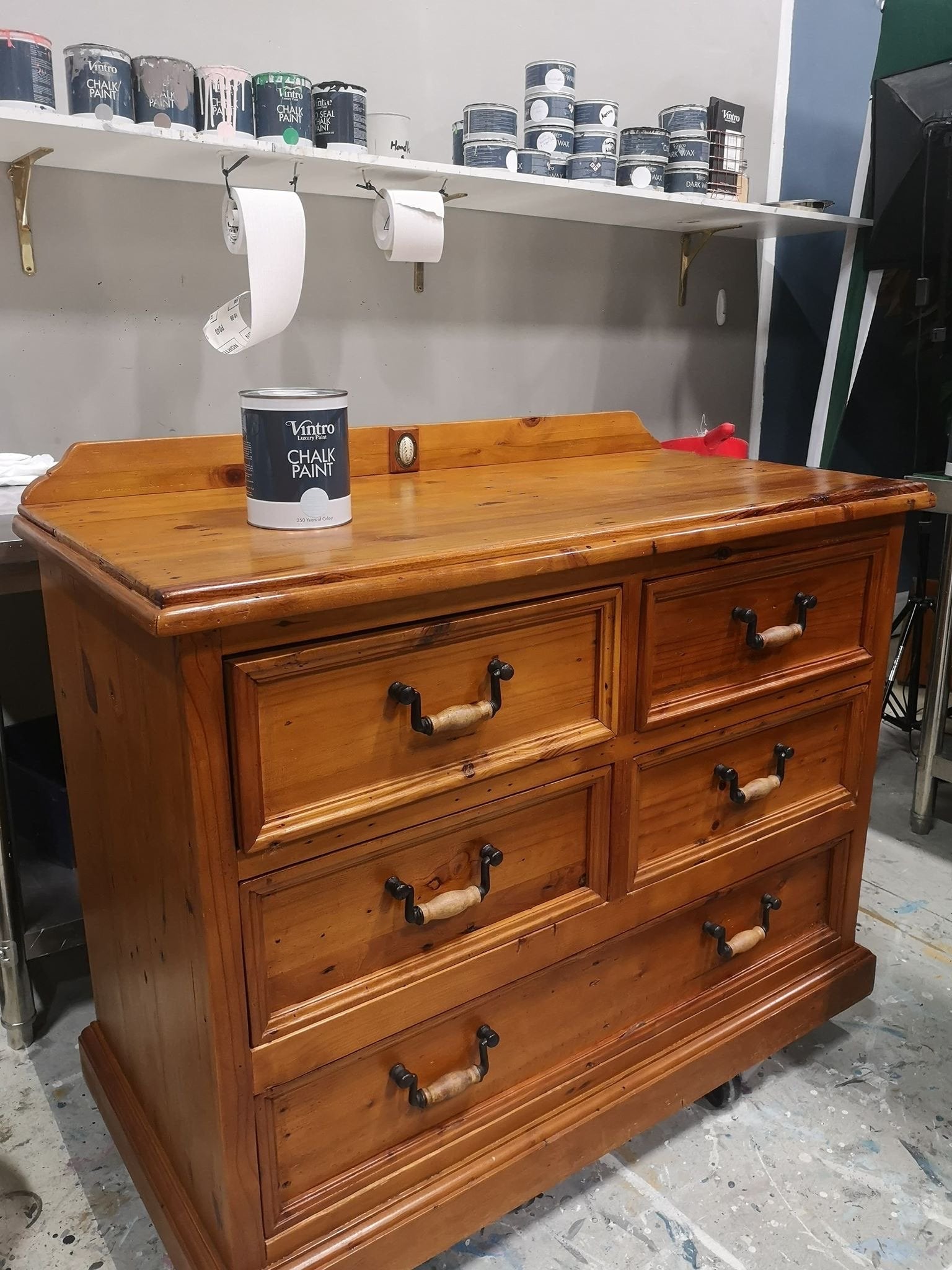 Not For Sale - Commissioned Soft Rustic Chest of drawers