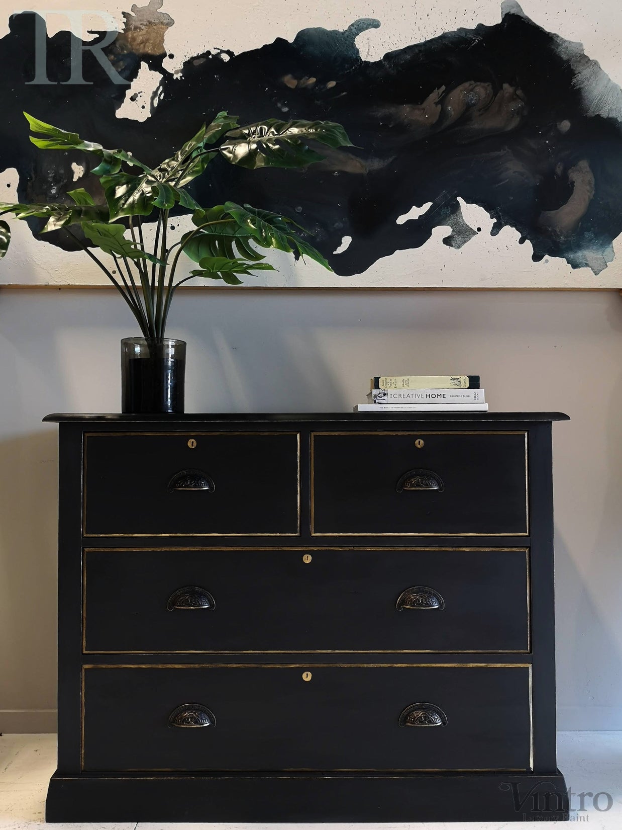 Not For Sale - Commissioned Set of Drawers in Victorian Black