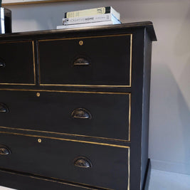 Not For Sale - Commissioned Set of Drawers in Victorian Black