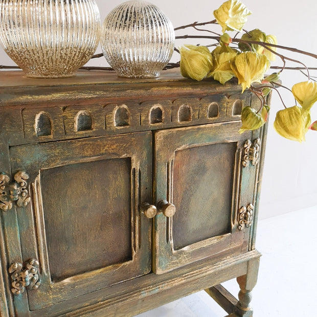 Not For Sale - Inka : Rustic layered small cabinet