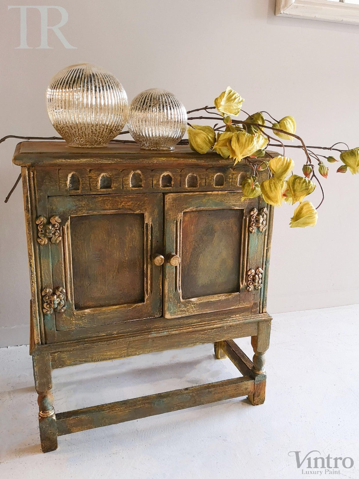 Not For Sale - Inka : Rustic layered small cabinet