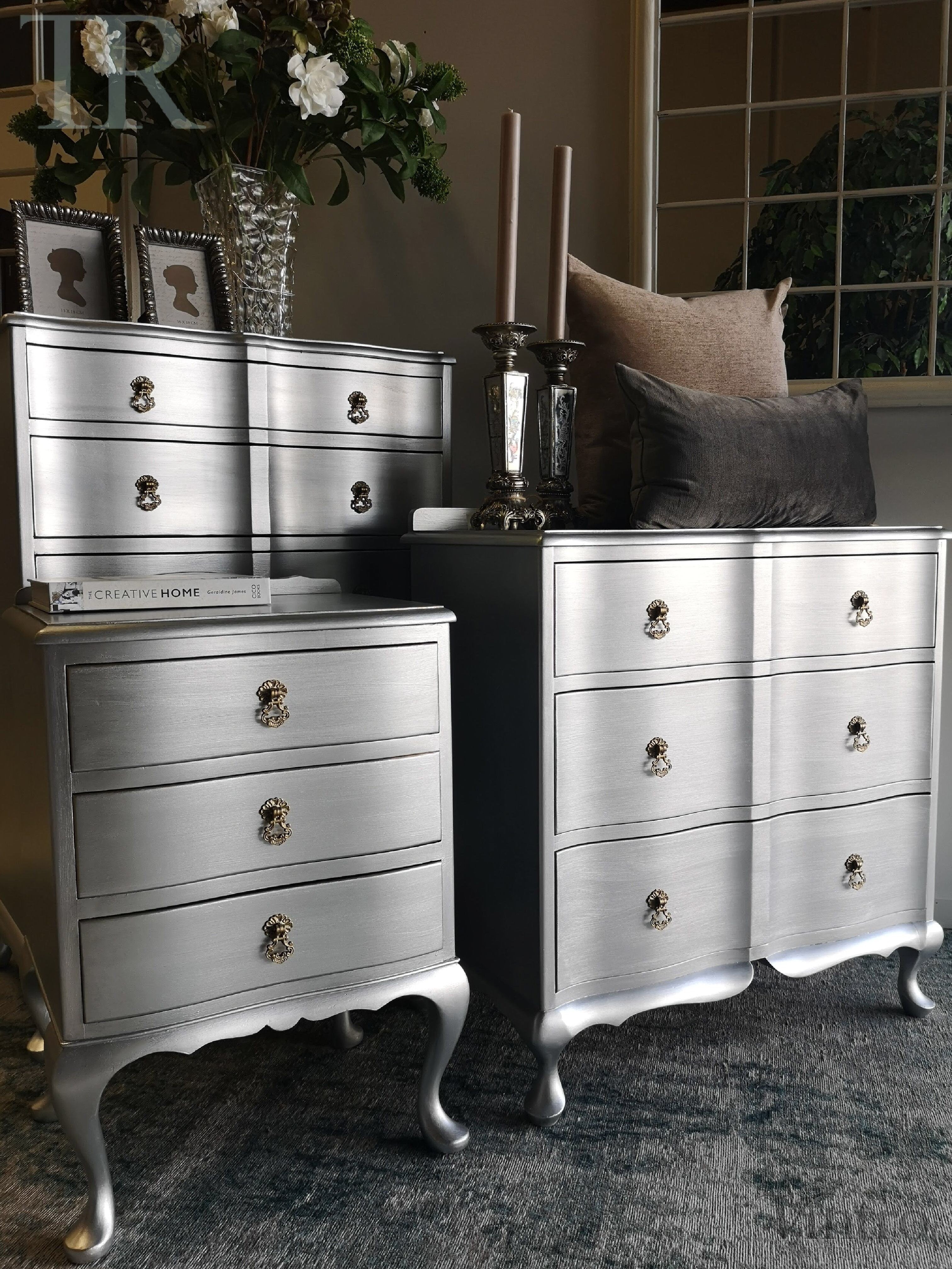 Not For Sale - Commissioned Metallic Bedroom suite