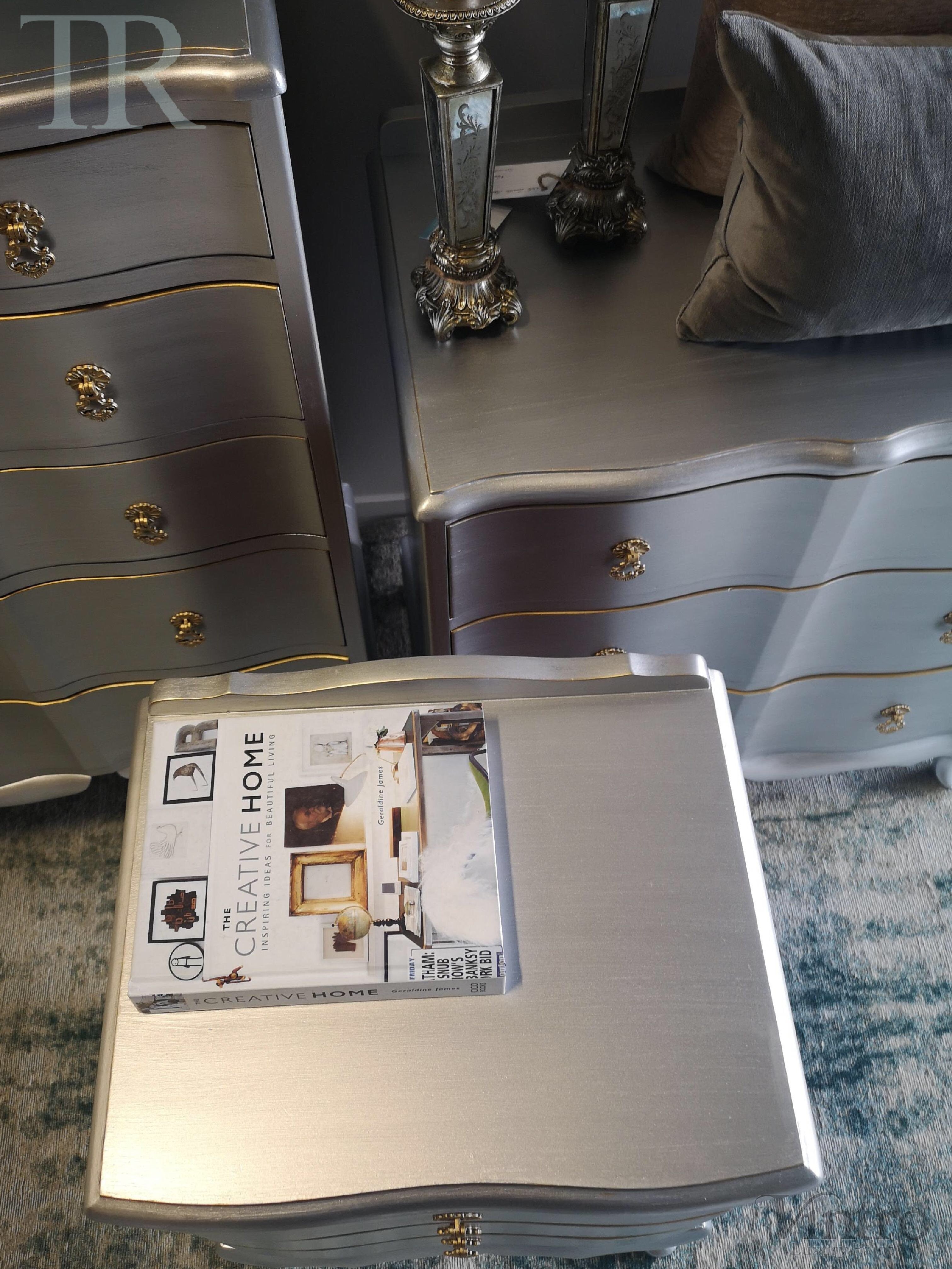 Not For Sale - Commissioned Metallic Bedroom suite