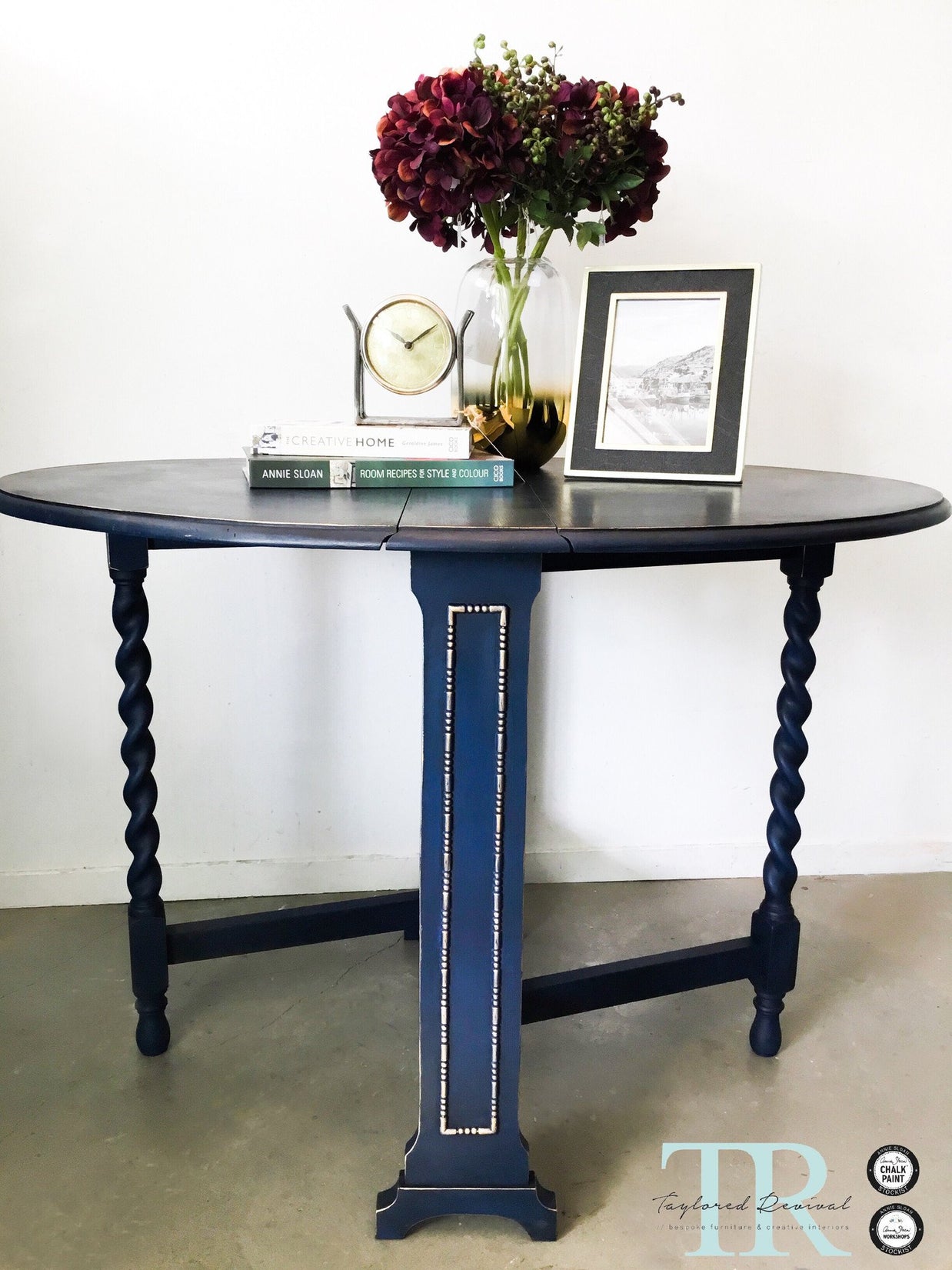 Not For Sale - Celia: Narrow Antique Drop-leaf Table