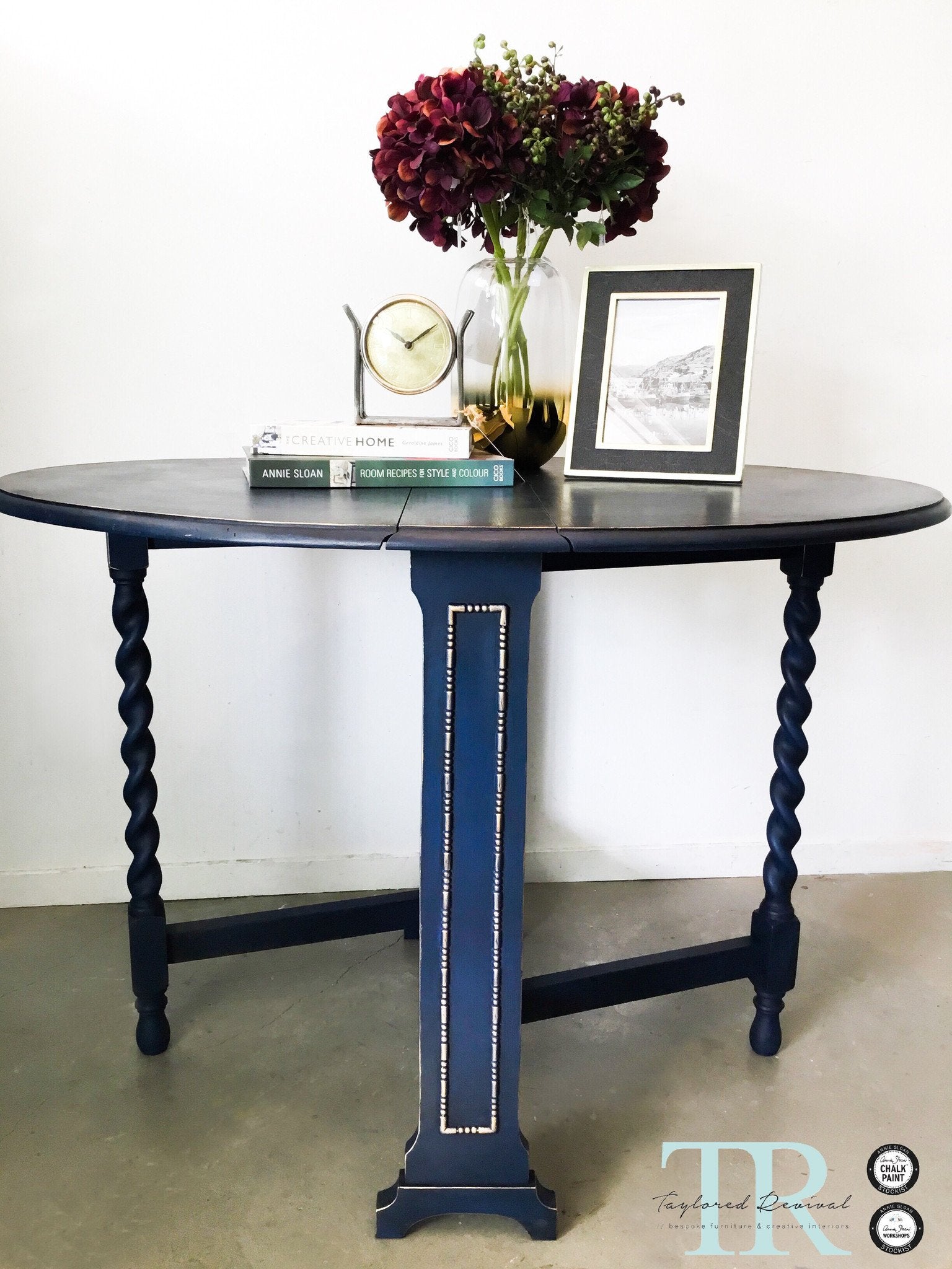 Not For Sale - Celia: Narrow Antique Drop-leaf Table