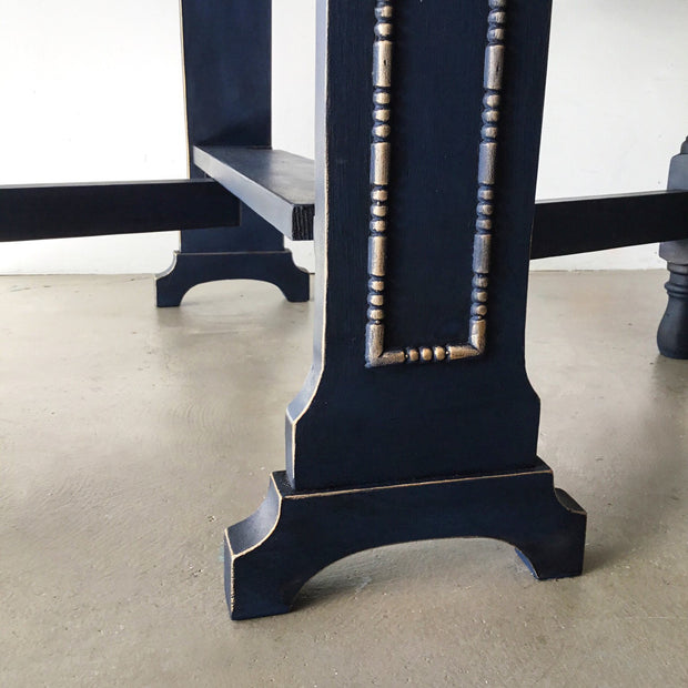 Not For Sale - Celia: Narrow Antique Drop-leaf Table