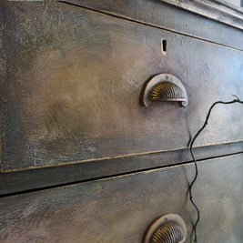 Not For Sale - Charlotte : Textured & farmhouse rustic set of drawers