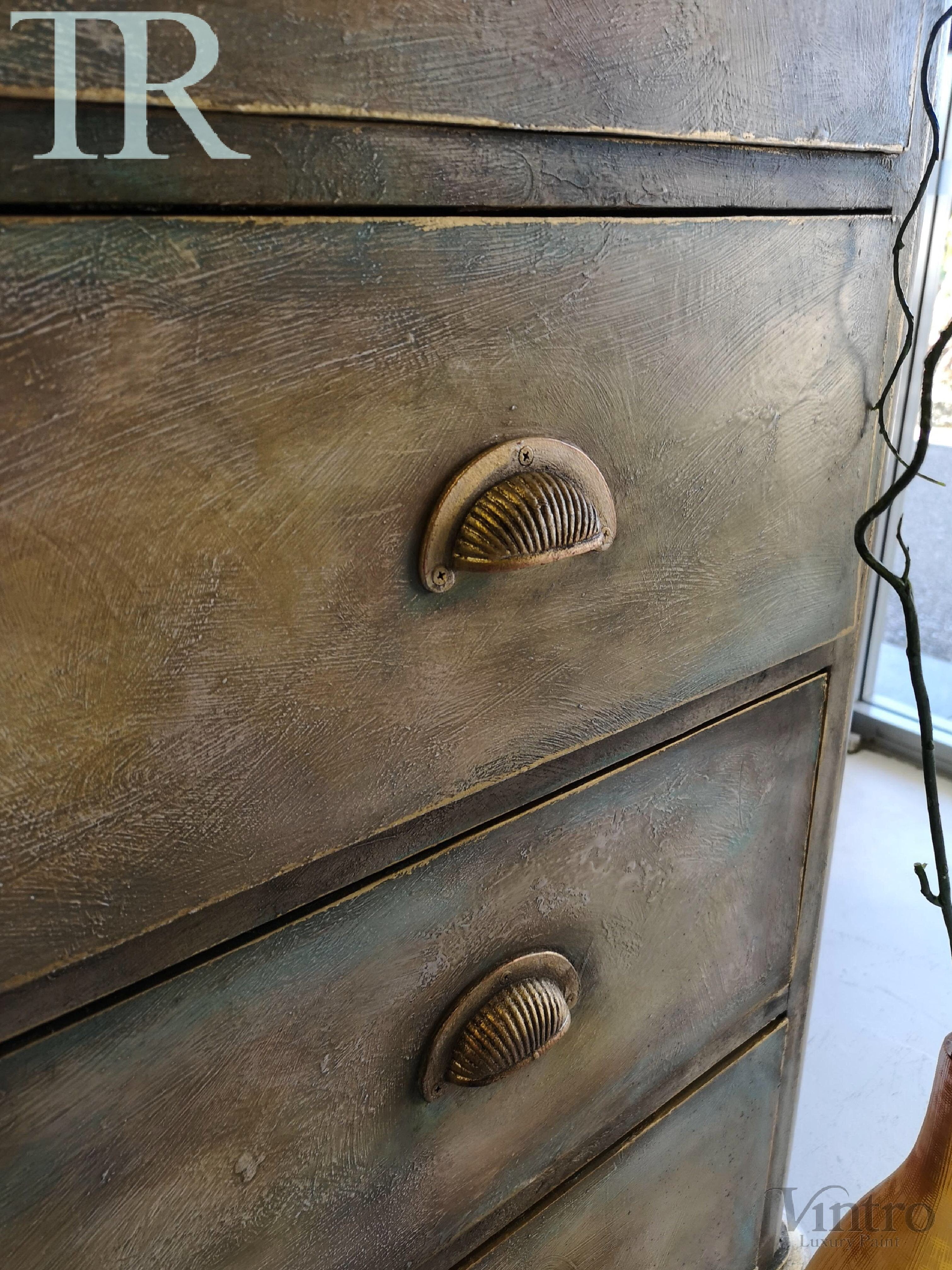 Not For Sale - Charlotte : Textured & farmhouse rustic set of drawers