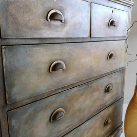Not For Sale - Charlotte : Textured & farmhouse rustic set of drawers