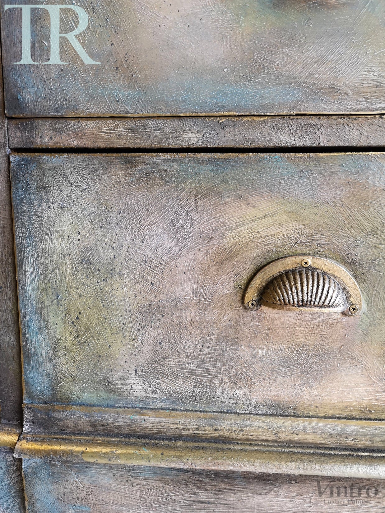 Not For Sale - Charlotte : Textured & farmhouse rustic set of drawers
