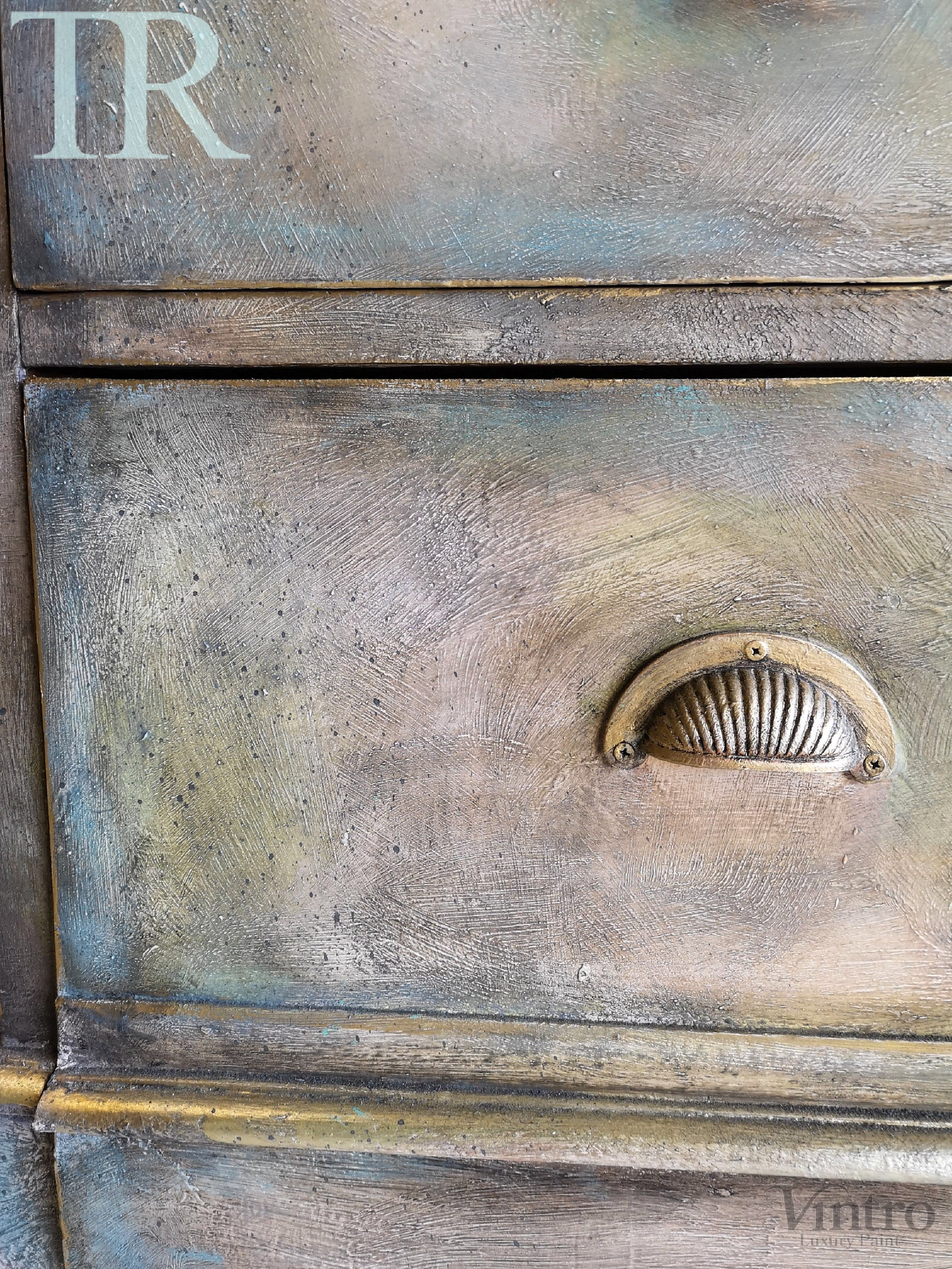Not For Sale - Charlotte : Textured & farmhouse rustic set of drawers