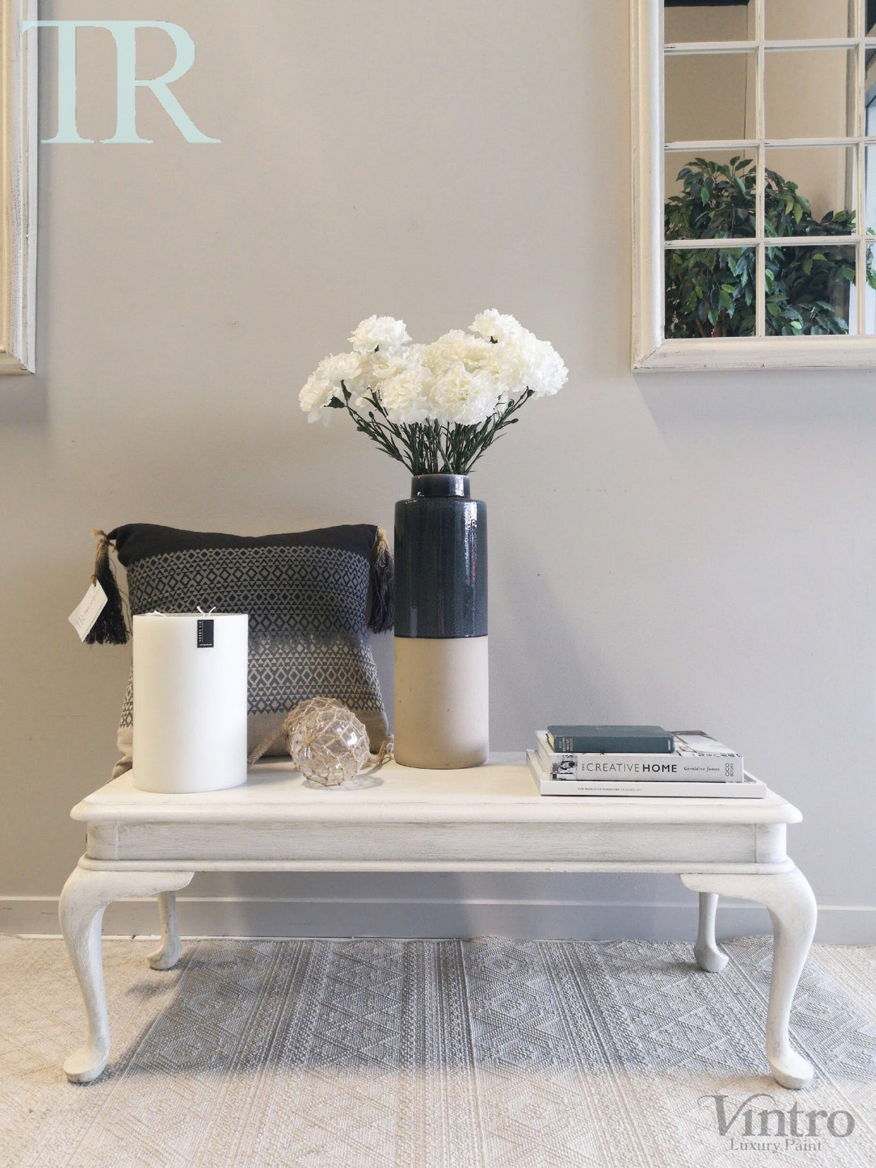 Not For Sale - Jesse: Coast white rectangular side table