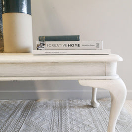 Not For Sale - Jesse: Coast white rectangular side table