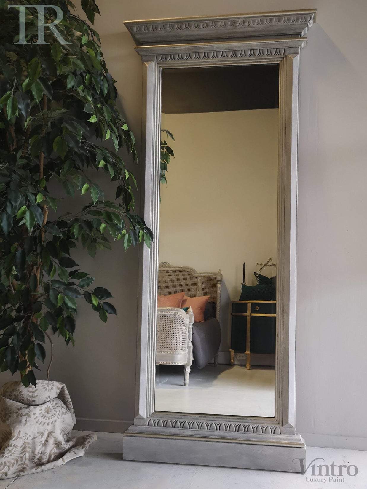 Not For Sale - Libby: Solid wood carved Mirror