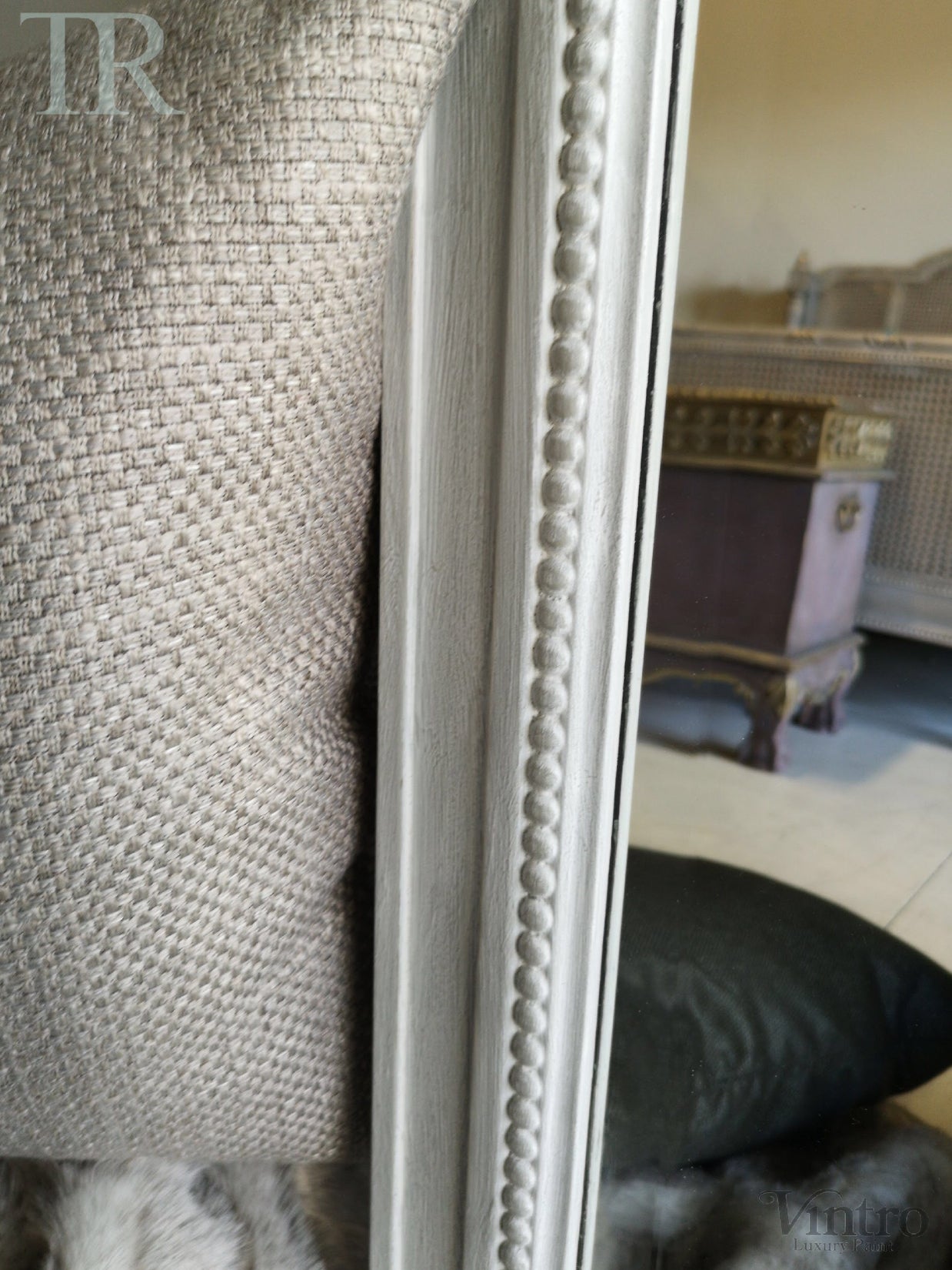 Not For Sale - Morgan: Hand painted french style mirror