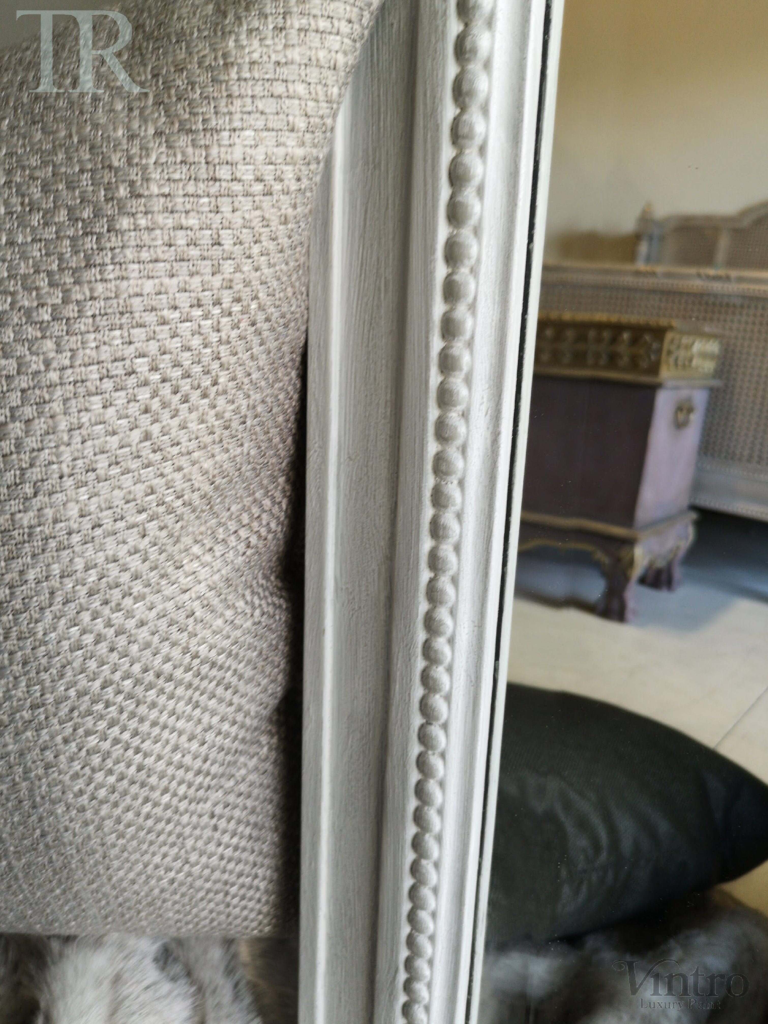 Not For Sale - Morgan: Hand painted french style mirror