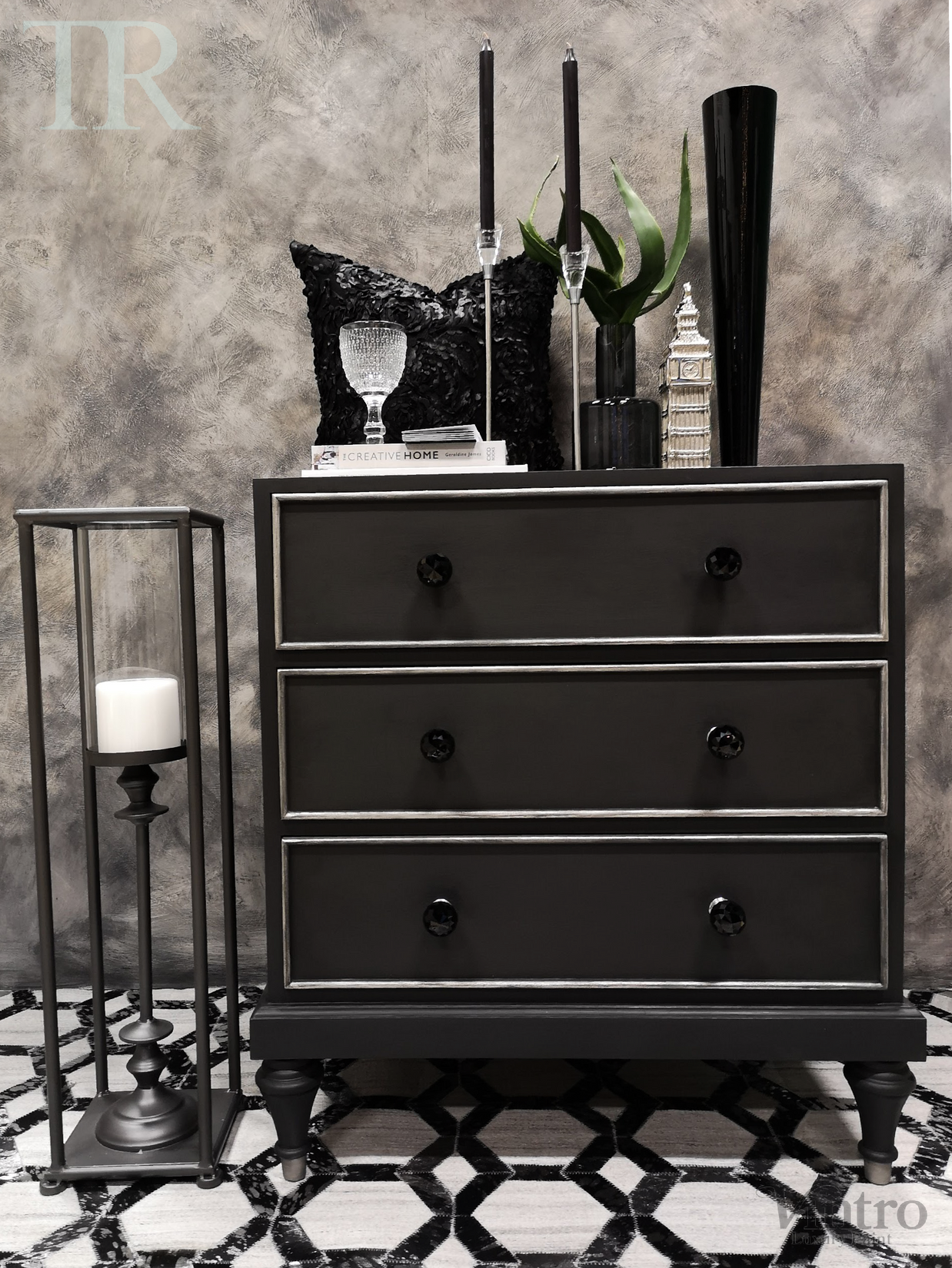 Not For Sale - Emilia: Metropolitan Style  Side Table