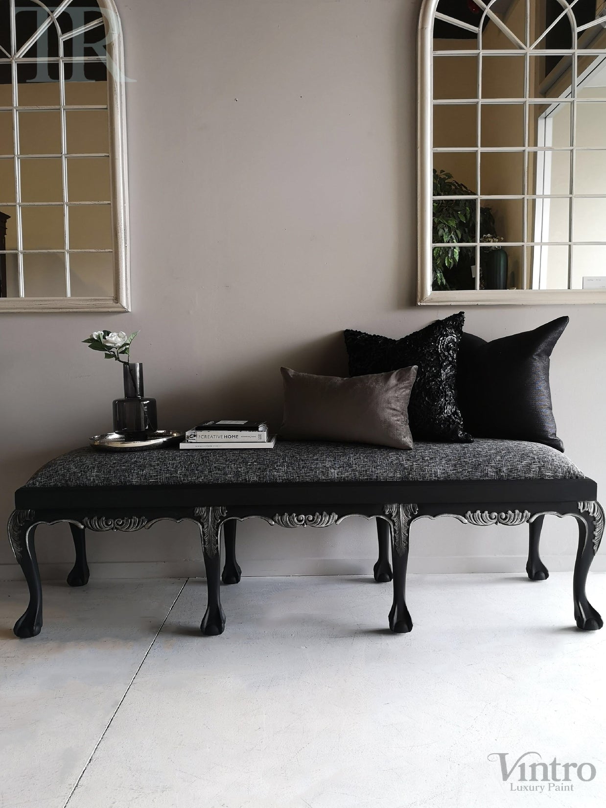 Not For Sale - Olive: carved classic contemporary stool