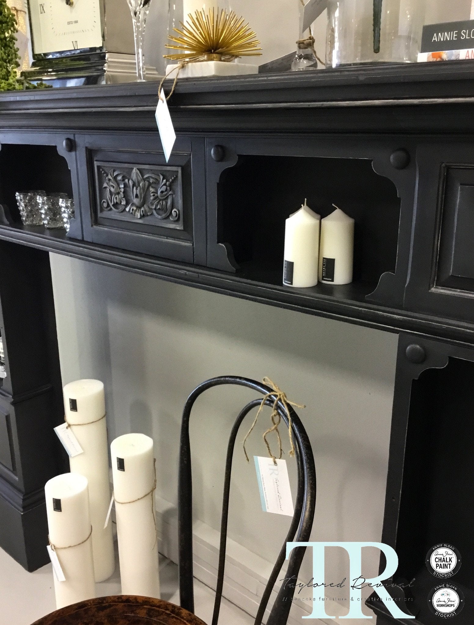 Not For Sale - Sabrina : Oak Fire Surround in Antique Black