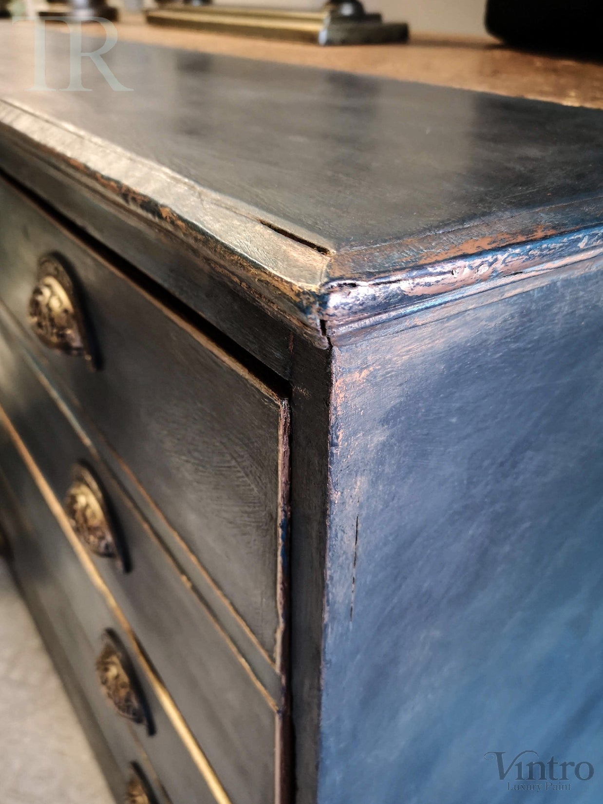 Not For Sale - Rita: Rustic desk with large set of drawers