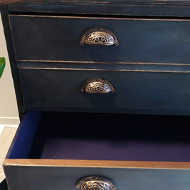 Not For Sale - Rita: Rustic desk with large set of drawers