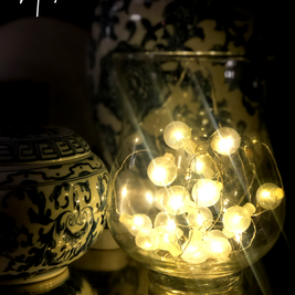 Glass String LED balls