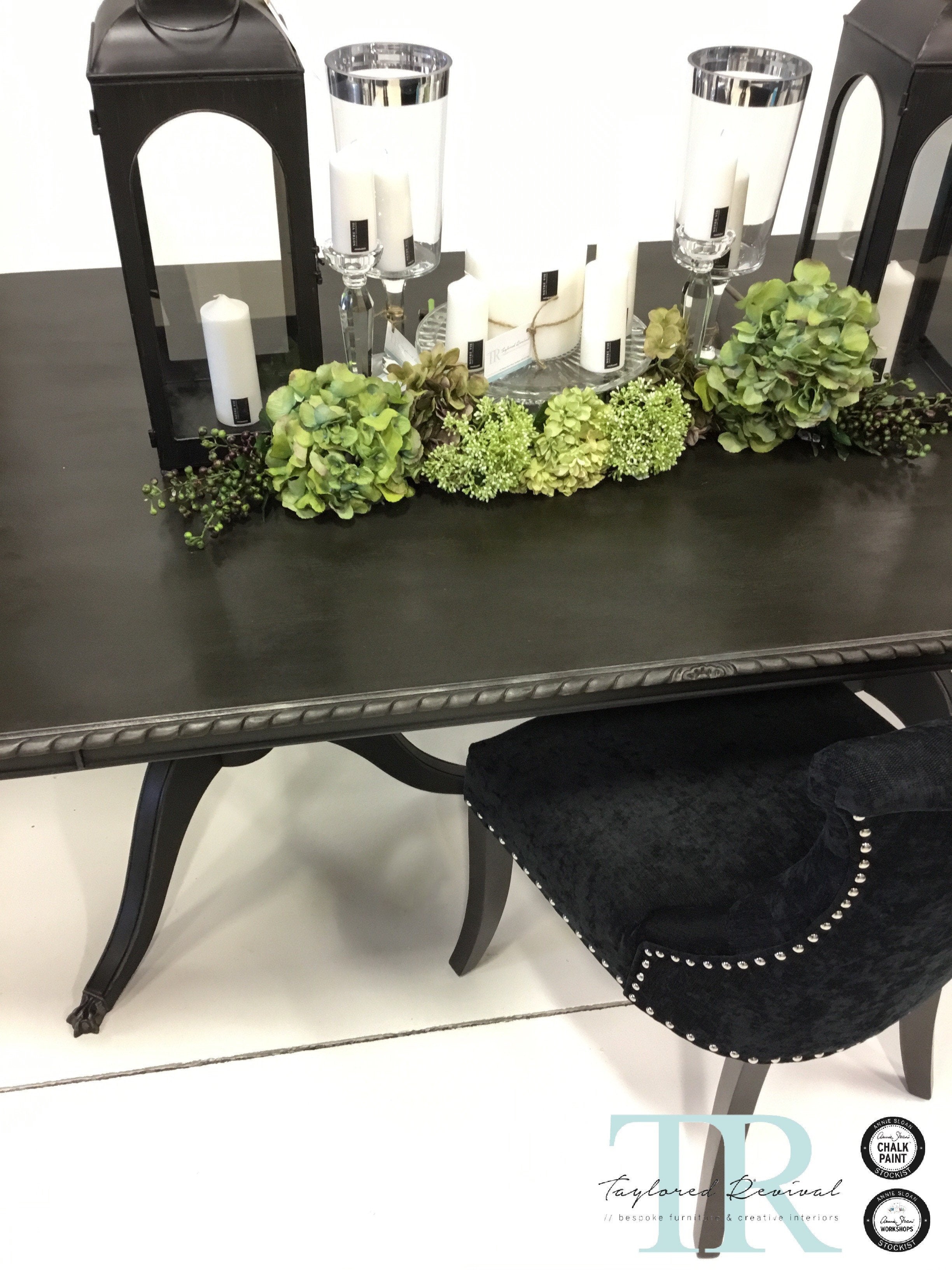 Not For Sale - Commissioned Dining Table in Graphite