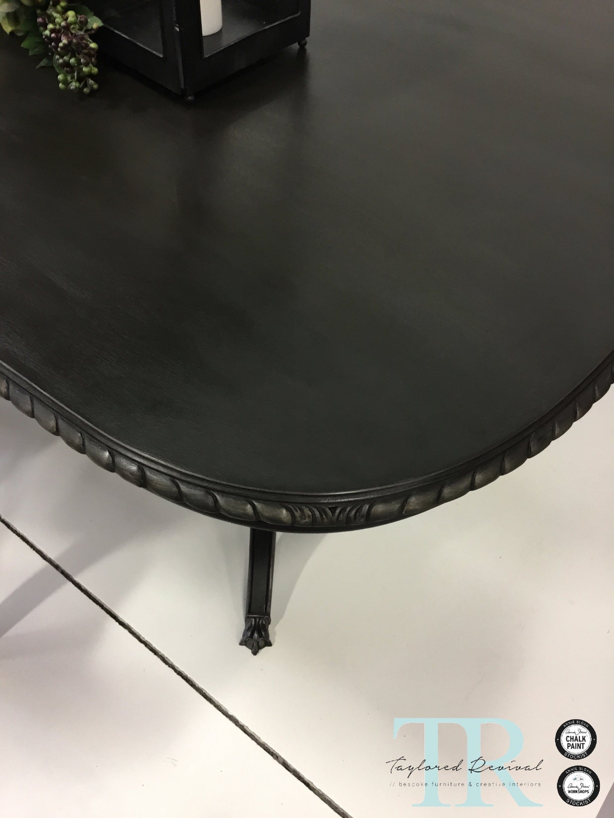 Not For Sale - Commissioned Dining Table in Graphite