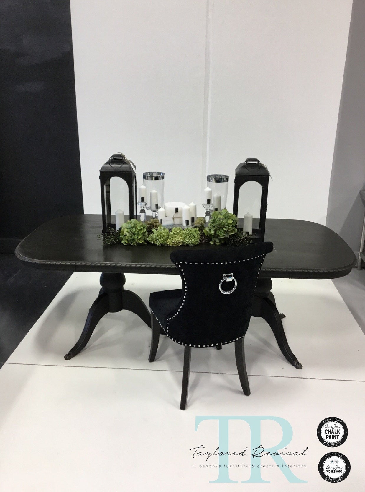 Not For Sale - Commissioned Dining Table in Graphite