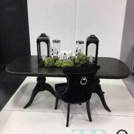 Not For Sale - Commissioned Dining Table in Graphite