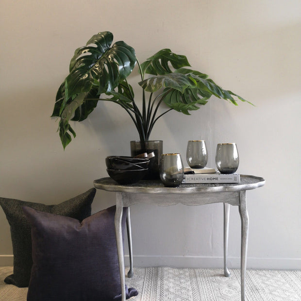 Not For Sale - Casey: Textured Metallic Side Table