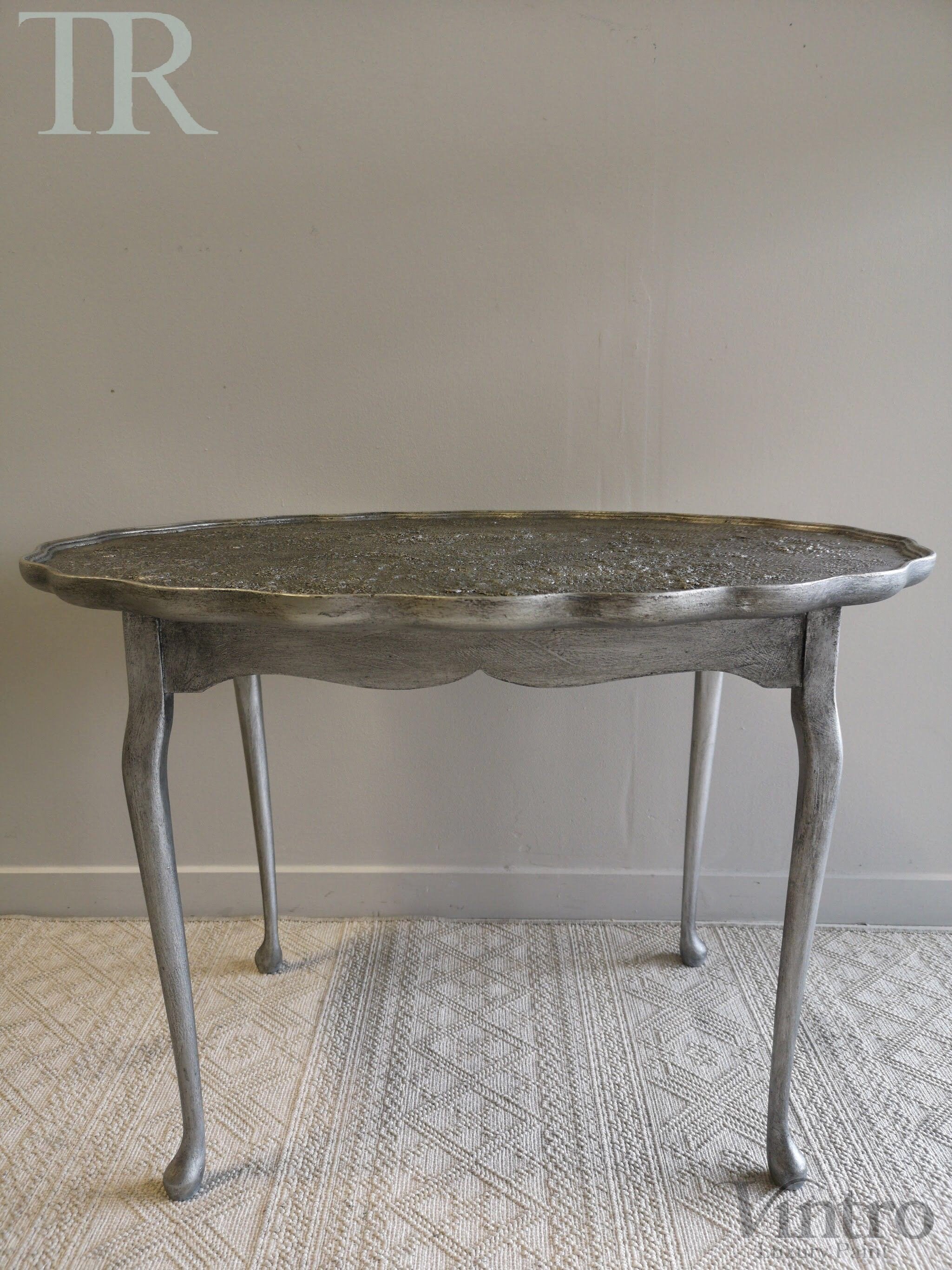 Not For Sale - Casey: Textured Metallic Side Table