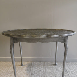 Not For Sale - Casey: Textured Metallic Side Table