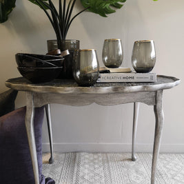 Not For Sale - Casey: Textured Metallic Side Table