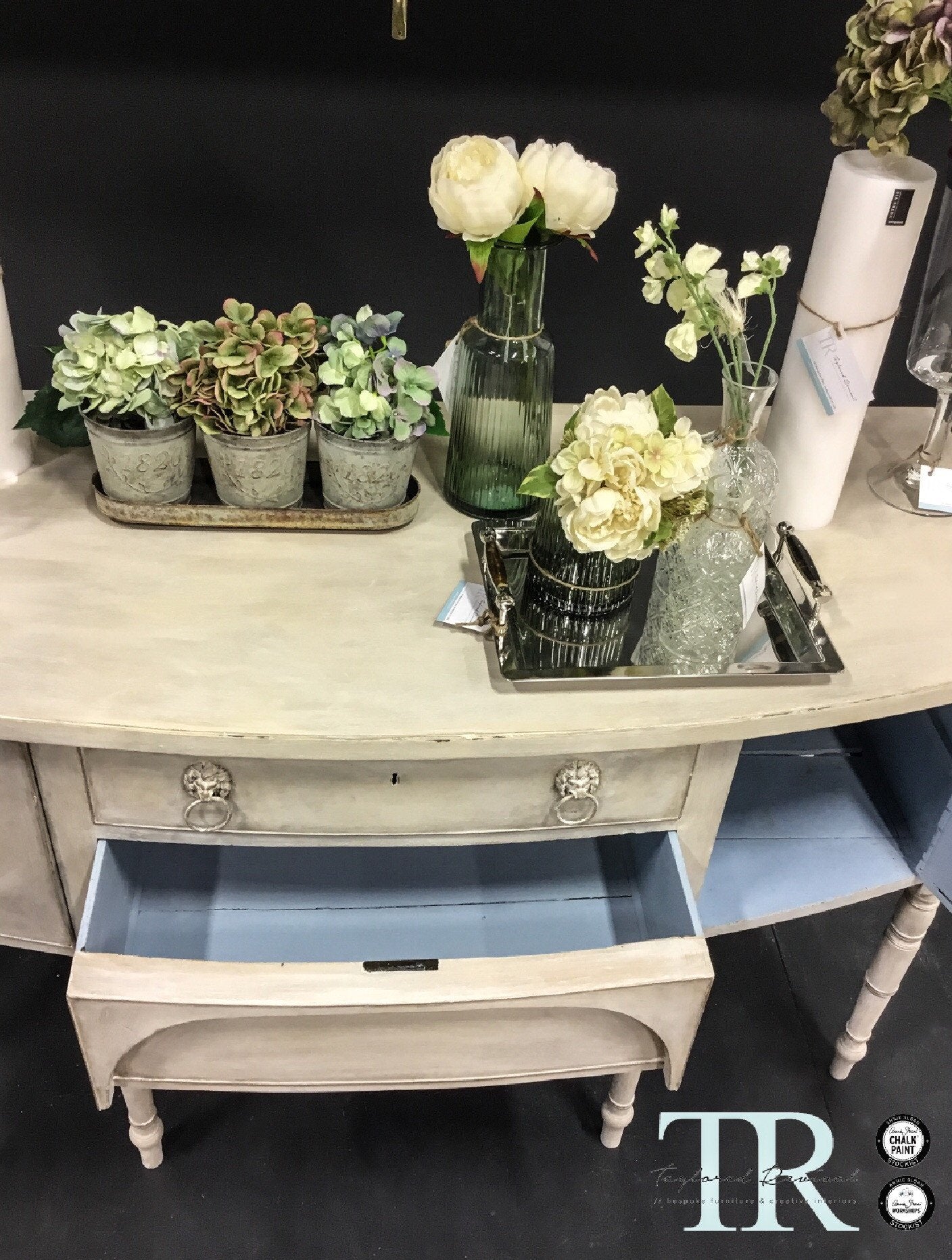 Not For Sale - Anastasia: Hand painted Mahogany sideboard