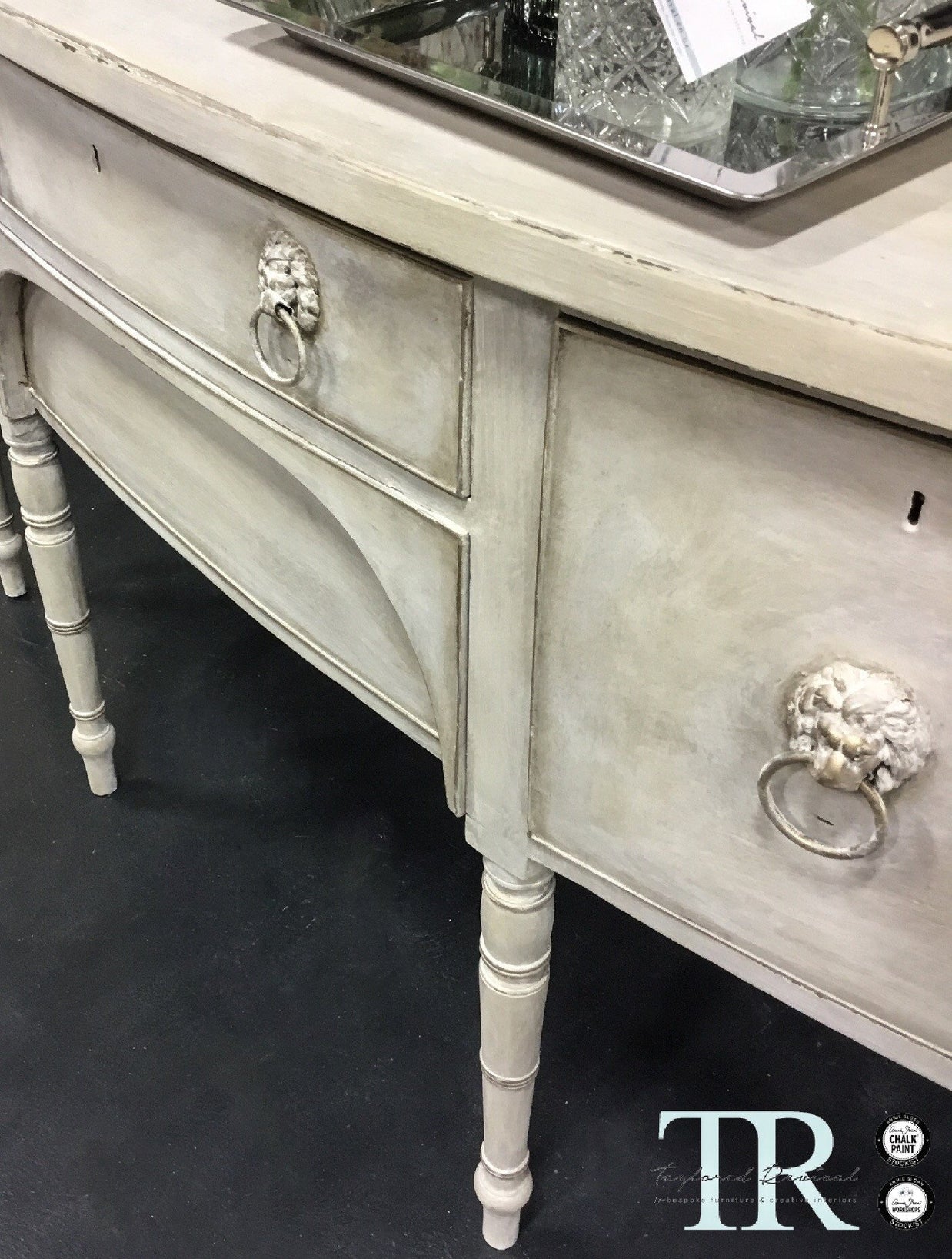 Not For Sale - Anastasia: Hand painted Mahogany sideboard