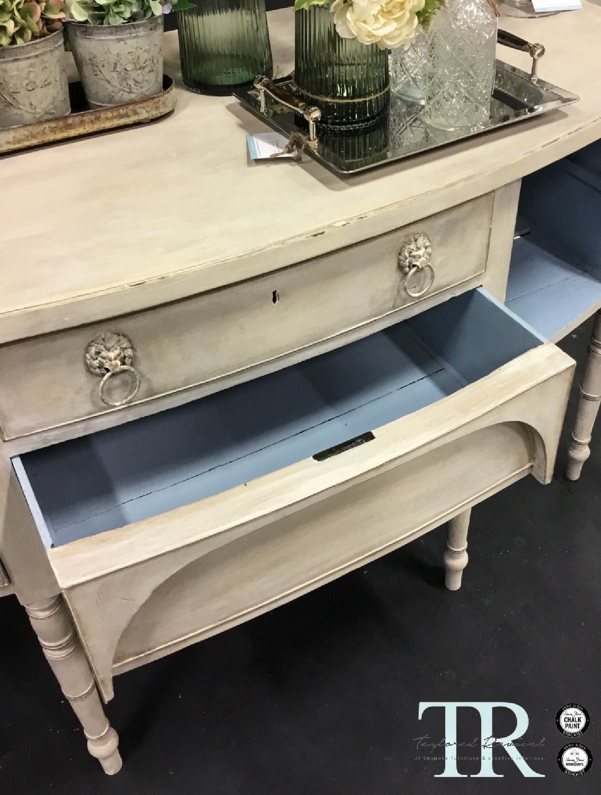 Not For Sale - Anastasia: Hand painted Mahogany sideboard