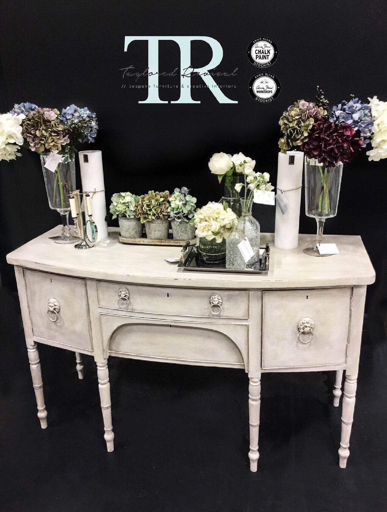 Not For Sale - Anastasia: Hand painted Mahogany sideboard