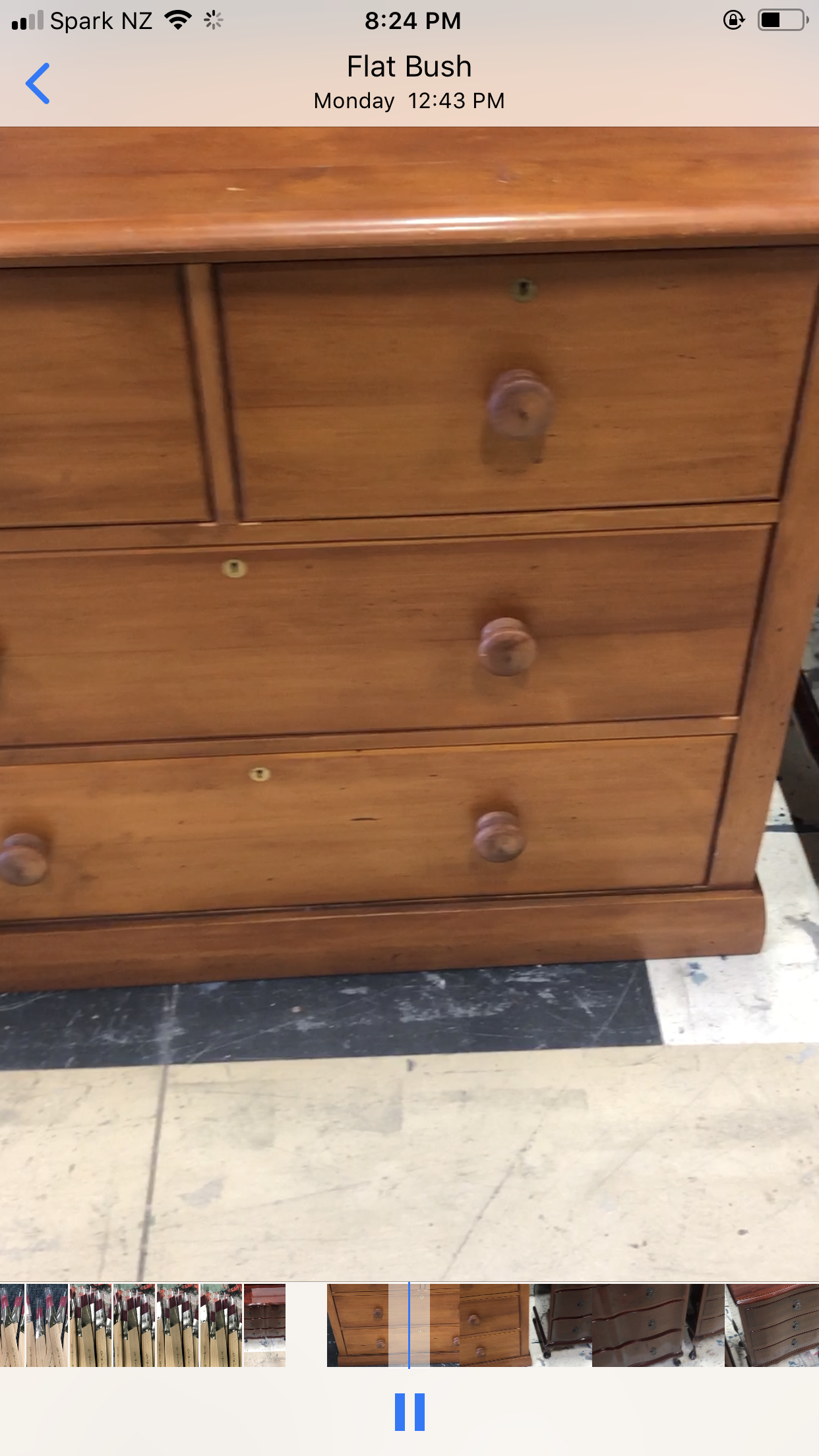 Not For Sale - Commissioned Set of Drawers in Victorian Black