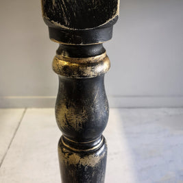 Not For Sale - Pera: Rustic Black and Gold Table