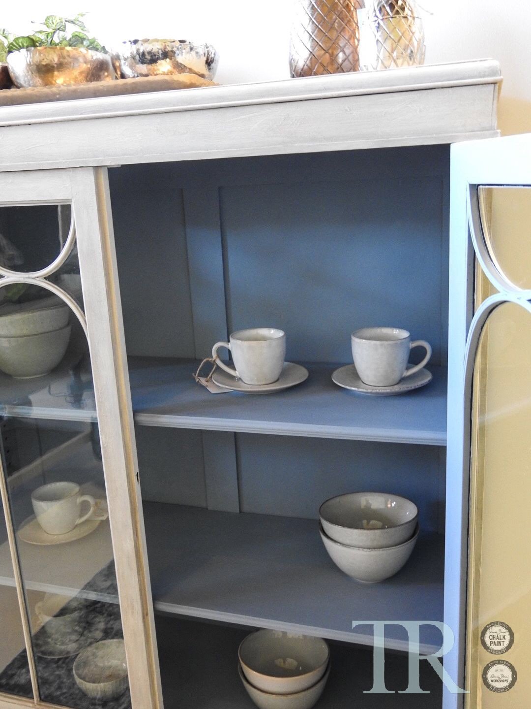 Not For Sale - Lauren: Antique Mahogany display cabinet circa 1920